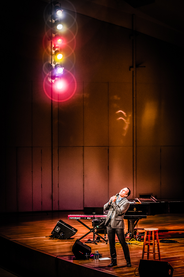 Jon Secada performing at the Gusman Auditorium, Frost School of Music